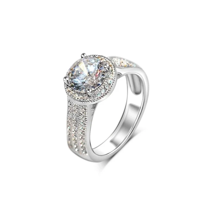 Classic lotus diamond ring (3)