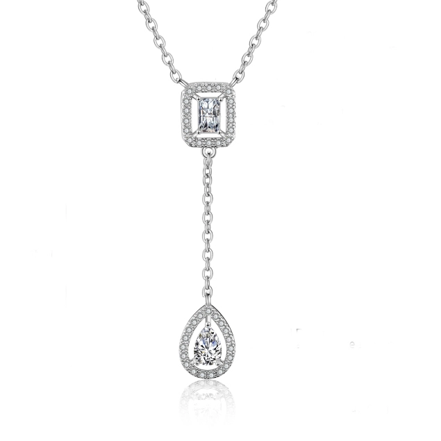 Fine elegant silver necklace 3