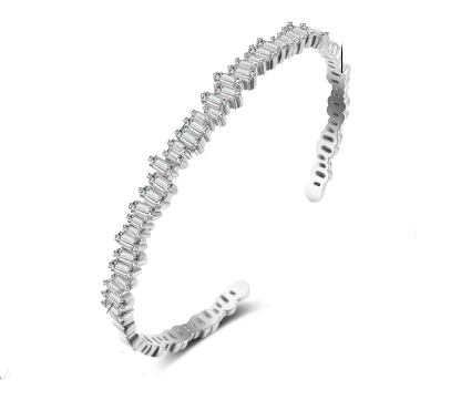 Silver versatile diamond bracelet (3)