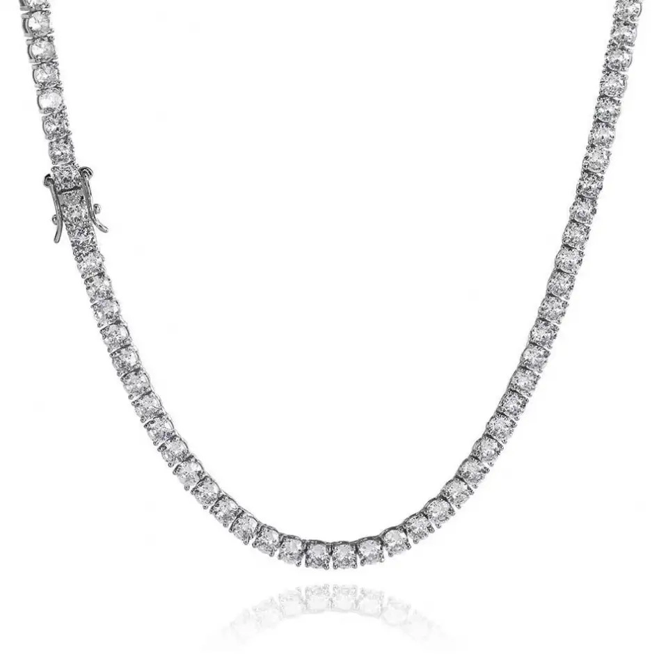 Statement Diamond Gold Plated Necklace (1)
