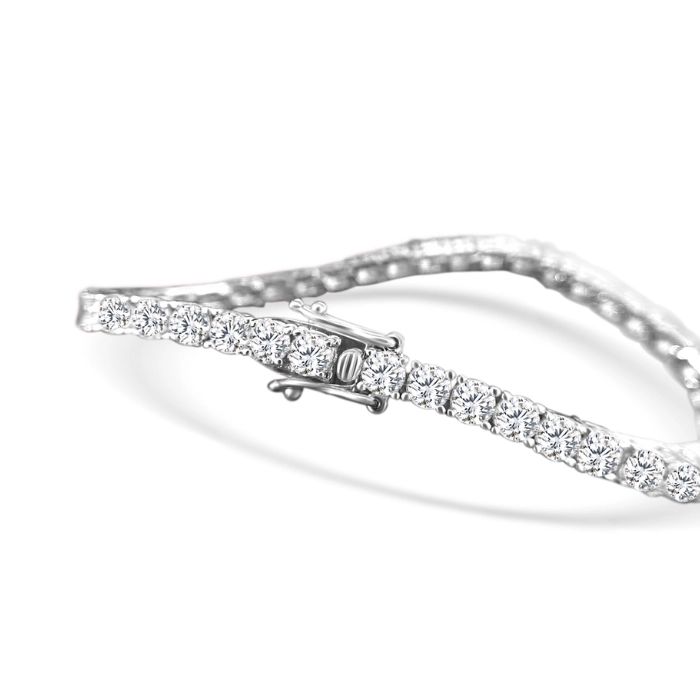 Statement Elegant Moissanite Diamond Bracelet (4)
