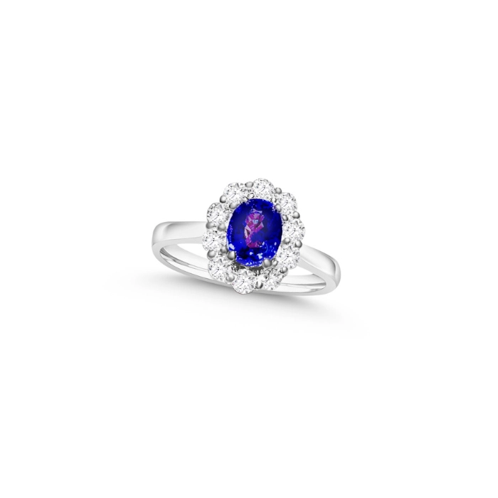 Elegant sapphire birthstone ring